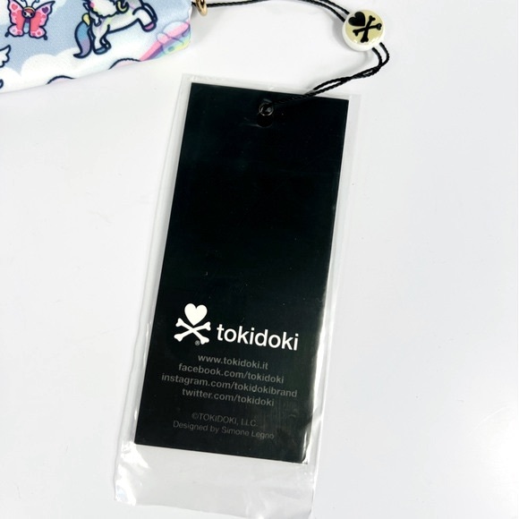 Tokidoki Half Moon Shaped Zip Coin Purse Multicolored NWT - Picture 5 of 8